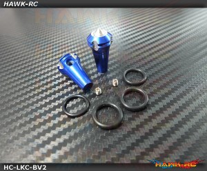 Hawk TX Switch Knobs Cap Blue Long V2 (2pcs, Fit All Brand TX)